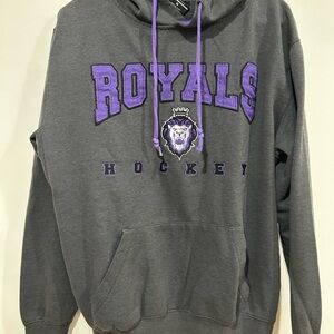 Reading (PA) Royals hoodie with Purple hood ECHL